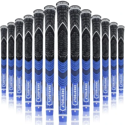 Imagen de Kofull Grips de Golf para Palos (estándar) o medianos, 13 Unidades, Azul Oscuro Midsize