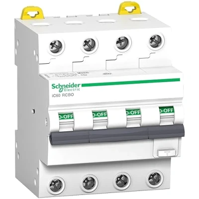 Imagen de SCHNEIDER ELECTRIC iC60 4P RCBO B 32A 30mA A