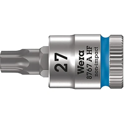 Imagen de WERA 05003367001 8767 A HF TORX 27 x 28 mm Vaso de punta Zyklop con función retención 1/4&quot;