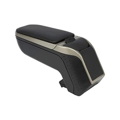 Imagen de rati ARMSTER 2 Apoyabrazos Específico Negro/Gris para Hyundai iX20 jc (2010 ), con Compartimento de Almacenaje y Abatible