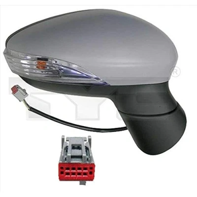 Imagen de Espejo retrovisor Tyc 310 0147 derecha imprimado para ajuste elect. espejo, asférico FORD: FIESTA 6, 6 Van