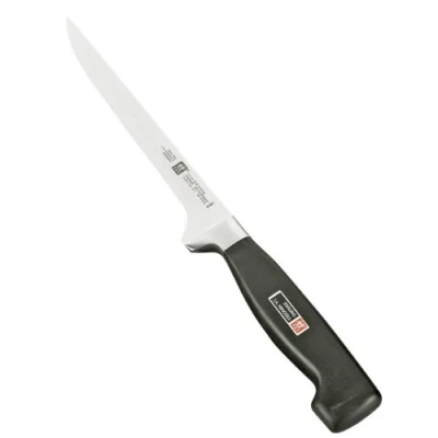 Imagen de ZWILLING Cuchillo de filetear, Longitud la hoja: 18 cm, Hoja estrecha, Mango especial acero inoxidable/plástico, Vier Sterne