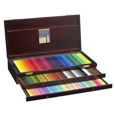 Imagen de 150 color wood box set Holbein colored pencil (japan import)