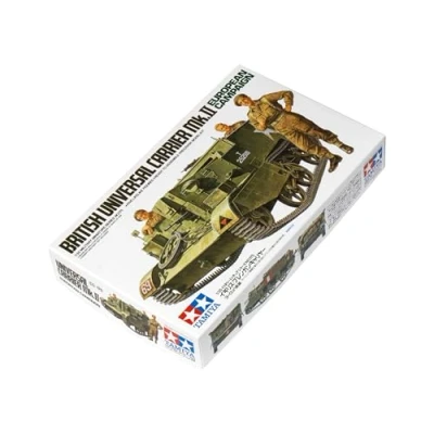 Imagen de Tamiya Universal Carrier MK.II Model Kit Pistola, Color Negro, 118mm Length (35175)