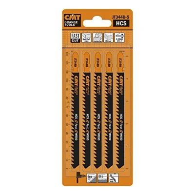 Imagen de CMT jt344d 5 Jig Saw Blades HCS 132 x 4 6tpi (Wood/Straight/Coarse)