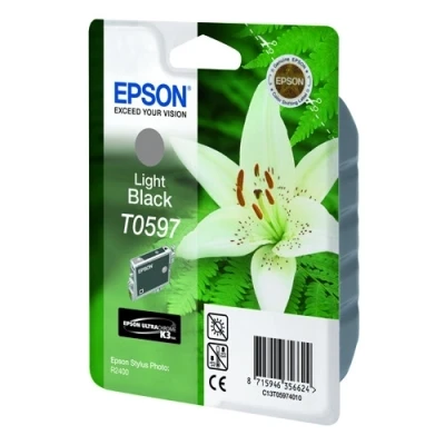 Imagen de Epson T0597 cartucho negro claro (original)