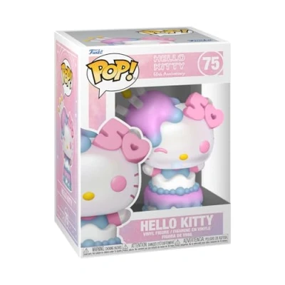 Imagen de Funko Pop! Sanrio: Hello Kitty 50th In Cake Figura de Vinilo Coleccionable Juguetes para Niños y Adultos Fans del Anime Modelo Coleccionistas Expositores