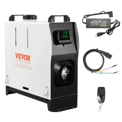 Imagen de VEVOR Calentador Diésel Todo en Uno 5 8kW de Aire con Control Remoto Pantalla LCD Calentamiento Rápido Bajo Consumo Combustible Portátil para Interior Caravana Autocaravana