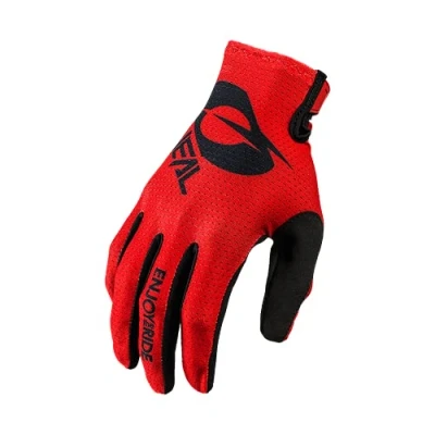 Imagen de O&#039;Neal Guantes de Ciclismo y Motocross MX MTB DH FR Downhill Freeride Materiales duraderos Flexibles, Palma ventilada Guante Matrix Adulto Negro Rojo Talla M