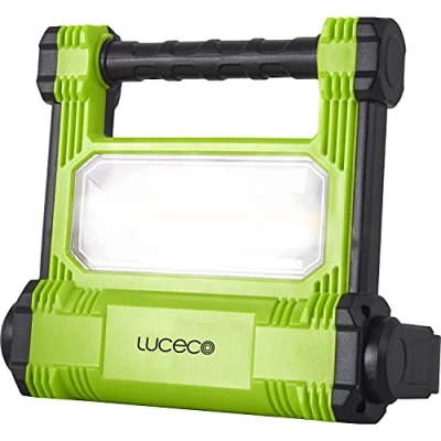 Imagen de Luceco Luz de trabajo LED recargable para obras, 20W, IP65
