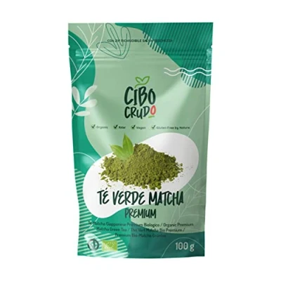 Imagen de Te Matcha en Polvo 100g. Orgánico de Japon. Macha Calidad Japonés para Té Latte y Smoothies.Te Verde Premium. Tea desde Ecologico Slim.