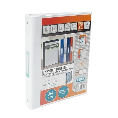 Imagen de Bantex Binder Archivador con anillas A4, blanco