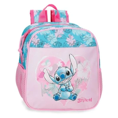 Imagen de Joumma Disney Heart Stitch Mochila Preescolar Rosa 23x25x10 cms Poliéster 5,75L