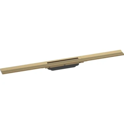 Imagen de hansgrohe RainDrain Flex Canaleta de ducha (800 mm, acabado en bronce cepillado)