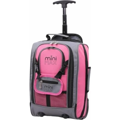 Imagen de Aerolite MiniMAX Ryanair Maleta de mano para debajo del asiento, 20 L, 40 x 25 pulgadas, tamaño máximo, bolsa equipaje mano, Pink, 40.0 20.0 25.0 cm, Mochila
