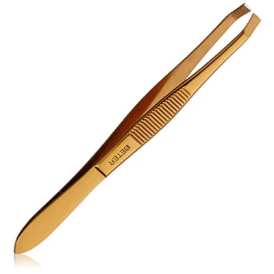 Imagen de Beter Pinzas con Punta Roma Recta 0.4 cm, Cobreada