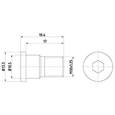 Imagen de HELLA 8DZ 355 209 071 Tornillo, disco de freno OPEL: Corsa D Hatchback, Vectra C CC, SAAB: 9 3 Familiar, Berlina, ALFA ROMEO: Stelvio
