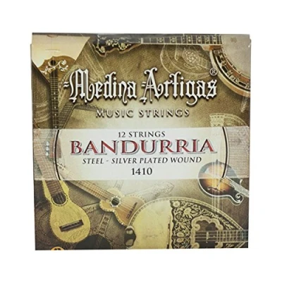 Imagen de Medina Artigas Juego Cuerdas Bandurria Acero 1410 Standard 6916 099 OR