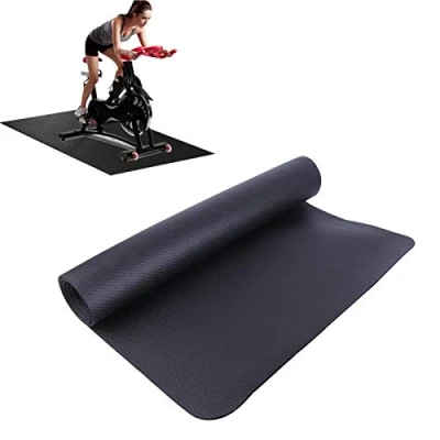 Imagen de Equipo de Fitness y colchoneta Ejercicio, colchonetas para Ejercicio Alfombrilla Protectora Suelo Antideslizante Resistente a los Golpes Cintas Correr, Bicicletas, elípticas