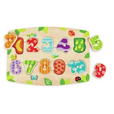Imagen de Hape E1404 Number Peg Puzzle Wooden Educational Toy