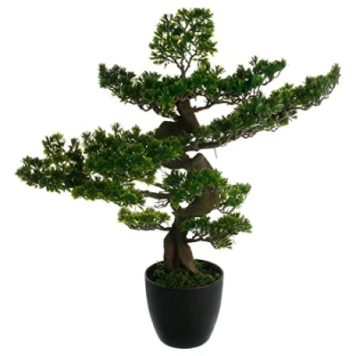 Imagen de ATMOSPHERA CREATEUR D&#039;INTERIEUR Bonsai Artificial Gigante con Maceta, 80 cm de Alto