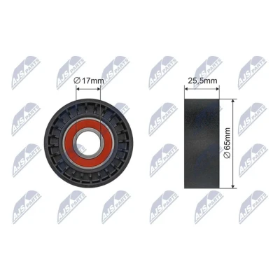 Imagen de Rodillo tensor, correa auxiliar NTY RNK CT 060