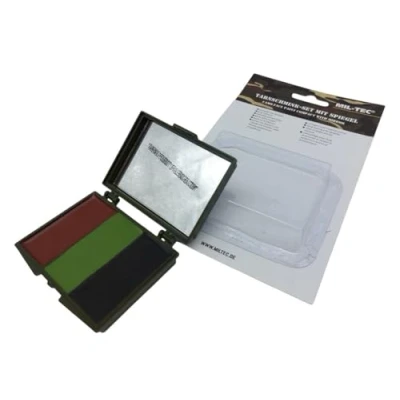 Imagen de Mil Tec Tarnschminkset 16351000 Juego de Maquillaje Camuflaje (Talla única), Color Negro, marrón y Verde Oscuro