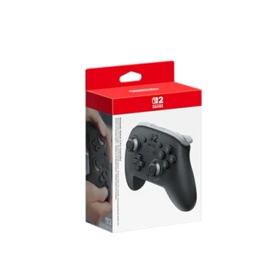 Imagen de Mando Nintendo Switch 2 Pro, 2, Bluetooth, Vibración HD Botón C para GameChat, Negro