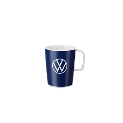 Imagen de Volkswagen 000069601BR Taza de café, diseño logotipo porcelana, color azul