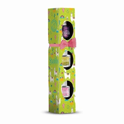 Imagen de Snails 513677, Children&#039;s Nail Polish Gift Set, Mini Llama 3 x 5 ml, Water Based, Washable Safe, Vegan