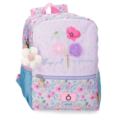 Imagen de Enso Full of Flowers Mochila de Paseo Rosa 27x33x11 cms Poliéster