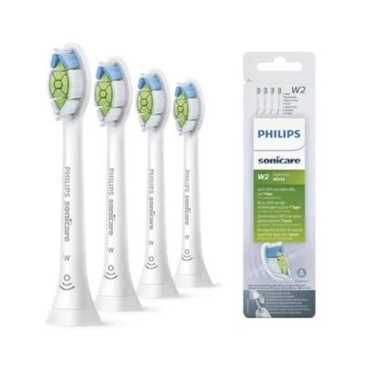 Imagen de Philips Sonicare W2 Optimal White Cabezales para Cepillo de Dientes Eléctrico Sónico Estándar (Modelo HX6064/10)