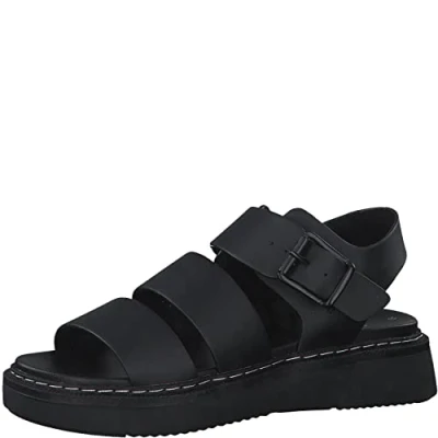 Imagen de s.Oliver 5 28202 20, Sandalia Mujer, Negro, 36 EU