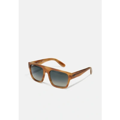 Imagen de Ray Ban Drifter Unisex Gafas de sol, Talla: 57, Striped brown/grey gradient
