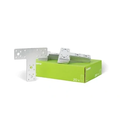 Imagen de Alberts 866716 Pletina de ensamblaje En forma T Galvanizado Sendzimir 160 x 142 45 mm Juego 20