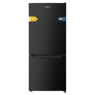 Imagen de Cecotec Frigorífico combi No Frost Bolero CoolMarket 117 DF Black E. negro, 117L, Defrost, clase E y modo Fast Freezing