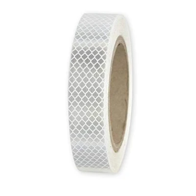 Imagen de reflecto 03110160 025 10 Banda Reflectante, Blanco, 25 mm x 5m