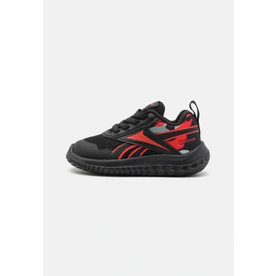 Imagen de Reebok RUSH Runner 5 Elastic LACE Unisex Zapatillas running asfalto para niños, Talla: 20, Black/energyred/grey3 Zapatos