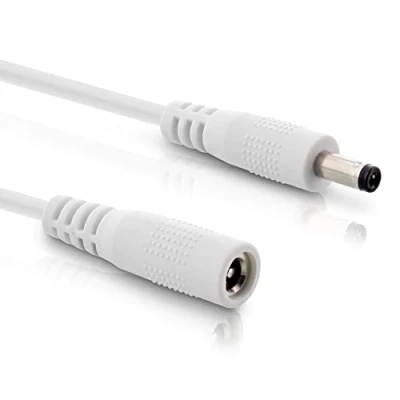 Imagen de InLine® Cable alargador CC macho/hembra 5,5 x 2,5 mm, AWG 18, blanco, 2 m