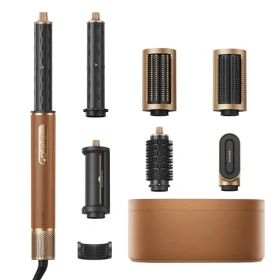 Imagen de Dreame AirStyle Pro, Moldeador de Pelo 7 en 1, Secado Rápido, 2 Cilindros Moldeadores, Da Volumen al Pelo, Reduce el Encrespamiento, Estuche Piel, Peinado con Flujo Aire, Diseño Magnéticoe