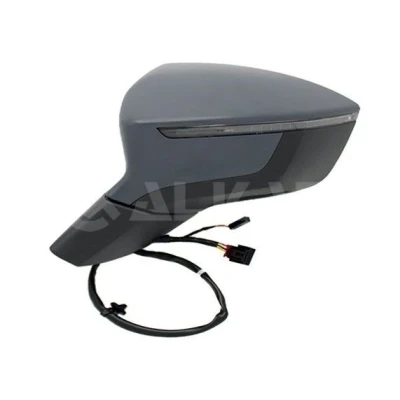Imagen de Espejo retrovisor Alkar 6145094 izquierda imprimado eléctrico calefactable, abatible eléctricamente, convexo para vehíc. con volante a la