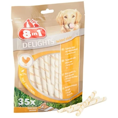 Imagen de 8in1 Delights Twisted Sticks 35pcs Os a mâcher pour chien