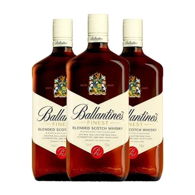 Imagen de Whisky Blended Ballantine&#039;s Botella Misil 1 L (Caja de 3 L)