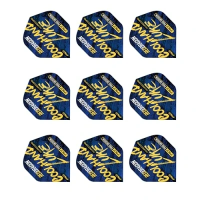 Imagen de RED DRAGON Hardcore Luke Humphries Signature Blue Standard Dart vuelos 3 juegos por paquete (9 dardos en total)