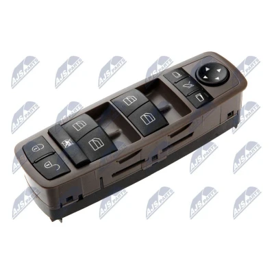 Imagen de NTY EWS ME 018 Interruptor, elevalunas Delante, izquierda MERCEDES BENZ: Clase A, B