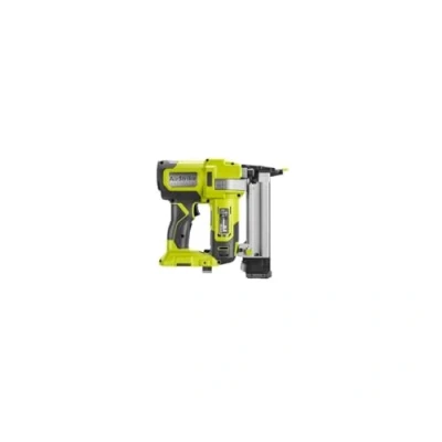 Imagen de RYOBI Grapadora de Acabado18G Aire Comprimido 18V ONE+ Grapas Dorso 5,5 6,1mm, L. 10 38mm con 500 Grapas, 2 Puntas Protectoras, Gancho para Cinturón (sin Batería ni Cargador) R18GS18 0