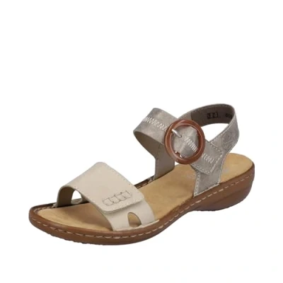 Imagen de Rieker 608Z3, Sandalia Mujer, Beige, 40 EU