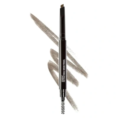 Imagen de Wet n Wild Ultimate Brow Retractable Pencil Lápiz para Cejas Marrones Retráctil, Ultrapreciso, con Punta de Triangular, Pigmentado, Define Perfectamente Ash Brown 1 Unidad