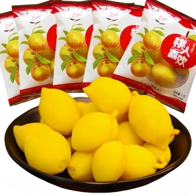 Imagen de Fruta en conserva, melocotón agridulce (30 g/paquete x 5 paquetes) aperitivos chinos, regalos de melocotones, frutas, frutas secas, melocotones blancos, dulces, vegetarianos,