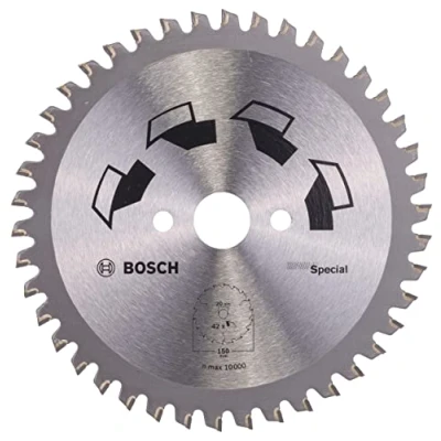 Imagen de Bosch 1x Hoja de Sierra Circular Special (para Madera, Metales no Ferrosos, Plásticos, Ø 150 x 2.2/1.6 20/16 mm, 42 Dientes, FT, con Anillo Reducción 16 Accesorios Sierras Circulares)